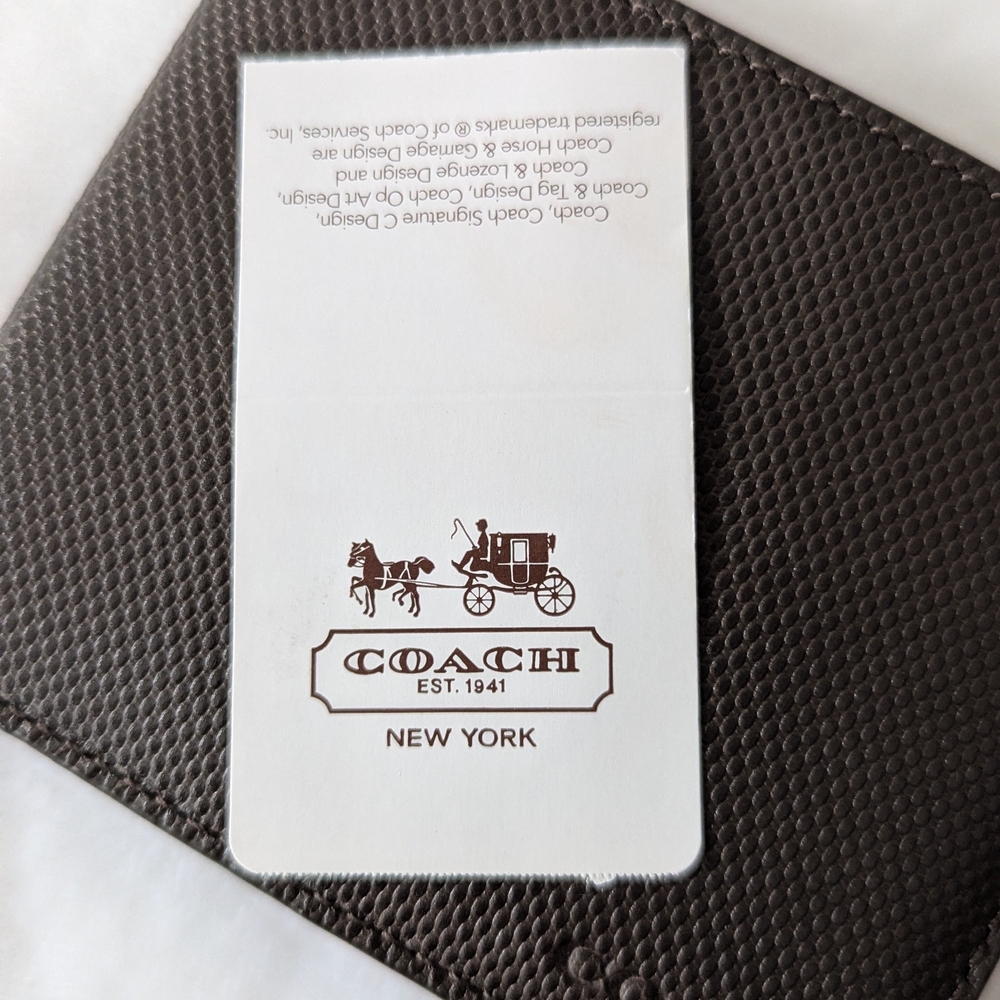 Coach Brown Leather Wallet